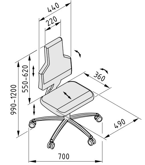 Chair, Low-Level, PU - 0.0.639.92