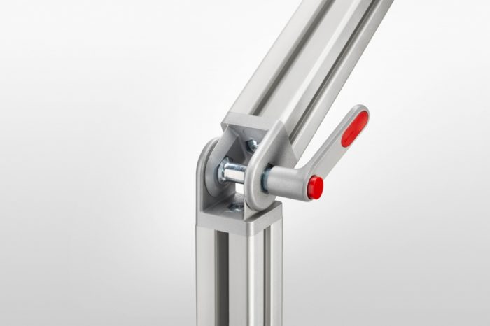 Hinge 8 40x40, heavy-duty with Clamp Lever - 0.0.373.93