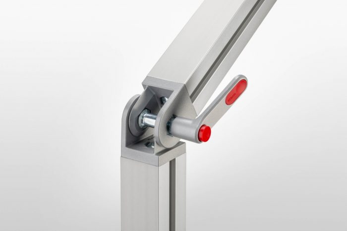 Hinge X 8 40x40, heavy-duty with Clamp Lever - 0.0.601.13