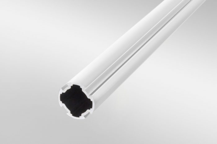 Profile Tube D30, white similar to RAL 9016 - 0.0.643.27