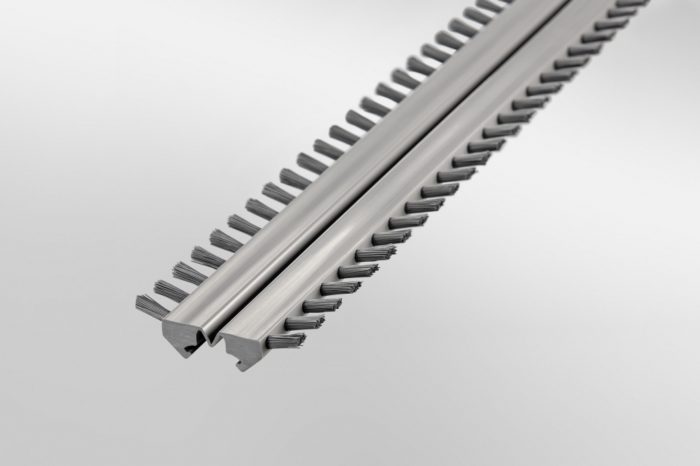 Brush Strip D30 T2, grey similar to RAL 7042 - 0.0.654.14