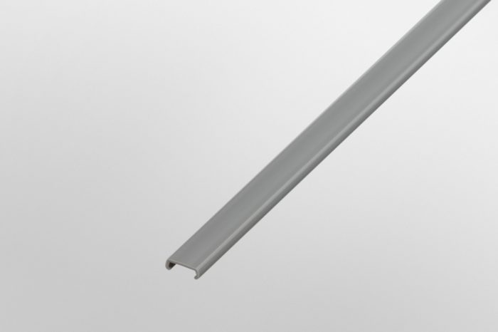 Cover Profile, Profile Tube D30, grey similar to RAL 7042 - 0.0.658.05