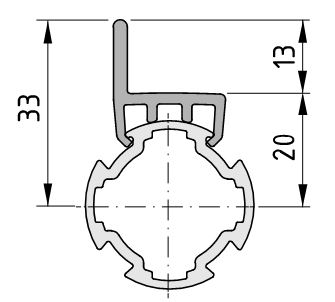 Slide Strip D30 with Side Guide H13