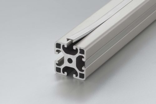 Cover Profile 8 K/Al, white aluminum, similar to RAL 9006 - 0.0.672.02