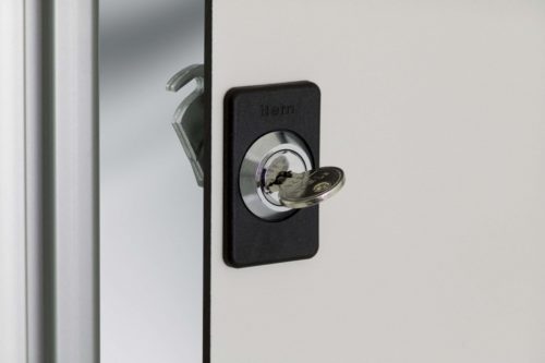 Locking System 8, Cylinder Lock with escutcheon, left-hand application - 0.0.619.63